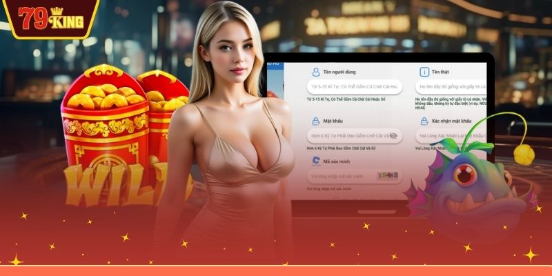 Các bước đăng ký 79KING dành cho thành viên mới